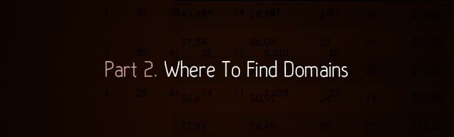 Part 2. Where To Find Domains