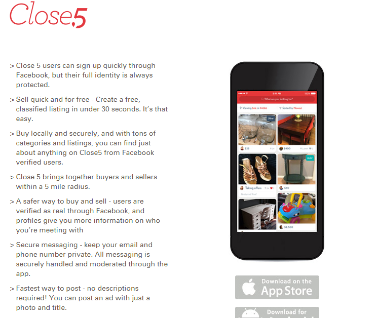 Close5 App - Free Advertising Sites