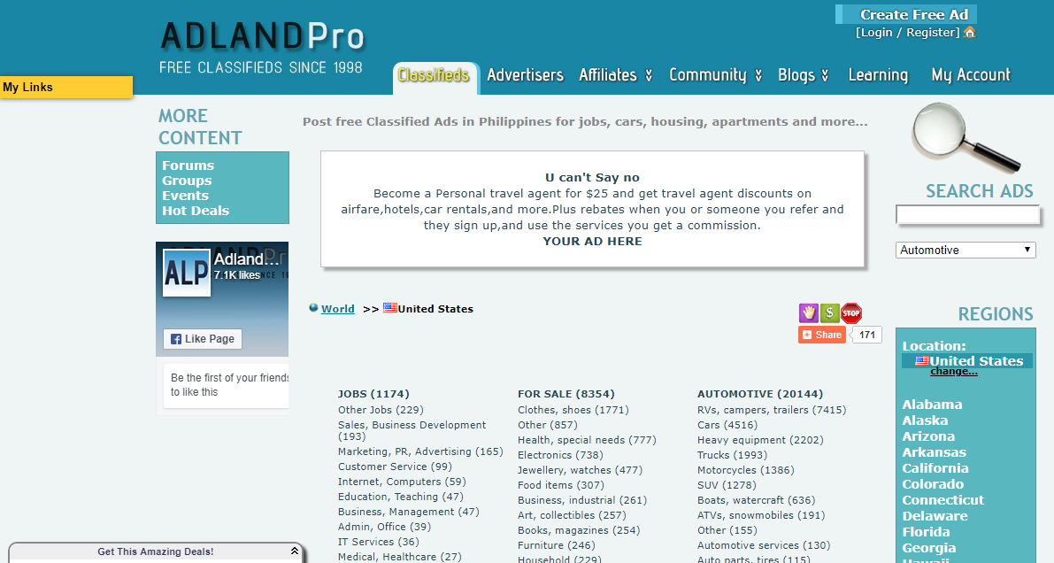 AdLandPro - Free Advertising Sites